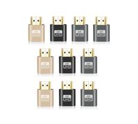 10 Adaptadores de Pantalla Virtual Compatibles con 4K EDID Dummy Plug Headless Ghost Display Emulador Placa Bloqueo Tarjeta VíDeo