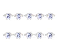 10 adorables pinzas para el pelo con detalle de dientes con alas de ángel, perfectas para fiestas escolares y eventos, tocados de moda