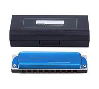 10 -aguja armónica blues f llave arp viento instrumento musical Práctica para principiantes KS - 10BH (Azul)