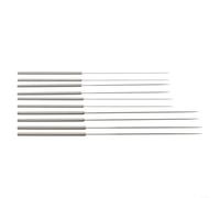 10 agujas de metal para limpieza de boquillas para uso flexible para mantenimiento de impresoras 3D, incluyendo modelos compatibles con SLS para limpieza de piezas pequeñas (A)
