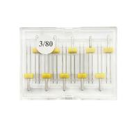 10 agujas dobles elásticas para máquina de coser, para máquina de coser doméstica, accesorios de máquina de coser