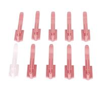 10 agujas para máquina de tejer, agujas para colgar de plástico duradero, fácil instalación y tejido estable, agujas de ganchillo de alta temperatura para reemplazo de reparación,