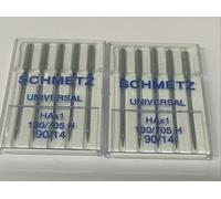 10 Agujas Universal Schmetz Original, Agujas Para Máquinas Coser, 90