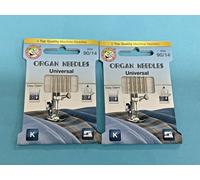 10 Agujas Universales ORGAN Original, Aguja Para Máquina De Coser Grosor 90