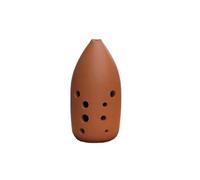 10 Agujeros Xun F Tono G Tono Ocarina Flauta Instrumento De Música Buen Sonido Instrumento Antiguo Para Principiantes Cerámica Cocida A Mano (Color : Brown F key)