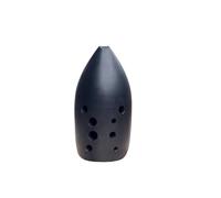 10 Agujeros Xun F Tono G Tono Ocarina Flauta Instrumento De Música Buen Sonido Instrumento Antiguo Para Principiantes Cerámica Cocida A Mano (Color : F key add pedestal)