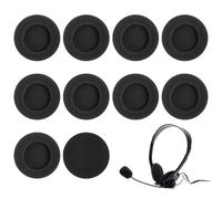 10 almohadillas de espuma para auriculares Logitech H390, H600, H609, H760, G330, K550, cómodas