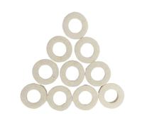 10 almohadillas de fieltro de goma, mejoras de tamaño preciso para instrumentos de latón, acción suave y fuerte y compacta, instrumentos de latón lisos