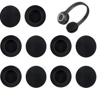 10 Almohadillas de Repuesto compatibile con Sennheiser EPOS PC 2 Chat PC 3 Chat PC 5 Chat PC 7 USB PC 8 Px100 Px130 PX100II Px131 PC30 PX80 Almohadillas (50 mm)