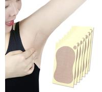 10 almohadillas desechables para sudar, unisex, adhesivas, transpirables, flexibles, para axilas
