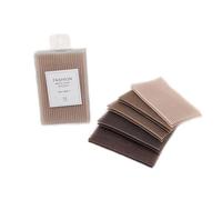 10 almohadillas mágicas de café para el pelo, postes de pasta de plástico, almohadillas cuadradas para el cabello, herramienta de peinado para el cabello, accesorios de peluquería, pinzas para el