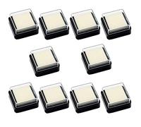 10 almohadillas vacías de tinta en blanco, sin tinta, para rellenar la tinta, manualidades, manualidades, manualidades, 30 x 30 mm