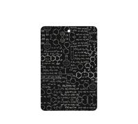 10 ambientadores de coche con diseño abstracto de química e ilustración de química con cuerda para coche y hogar