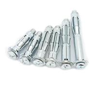 10 anclajes de pared metálicos M4, M5 y M6 - Fijadores de acero al carbono for placas de yeso y hormigón(M4x52)