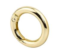 10 anillos de apertura de aleación versátiles, anillos de resorte de aleación, accesorios de gancho redondo para manualidades, llavero y accesorios de gancho redondo para proyectos