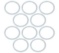 10 anillos de conversión de bujes de hoja de sierra, anillo adaptador espaciador de acero para amoladoras angulares, hojas de sierra circulares, herramientas de carpintería, 30 x 25,4 mm