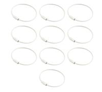 10 anillos de hierro multicolor para pulseras hechas a mano, suministros de joyería, llaveros, accesorios hechos a mano, llavero de hierro, investigación e investigación, フリーサイズ