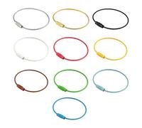 10 anillos de hierro multicolor para pulseras hechas a mano, suministros de joyería, llaveros, accesorios hechos a mano, llavero de hierro, investigación e investigación, フリーサイズ