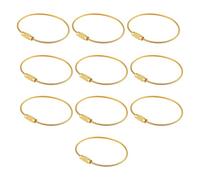 10 anillos de hierro multicolor para pulseras hechas a mano, suministros de joyería, llaveros, accesorios hechos a mano, llavero de hierro, investigación e investigación, フリーサイズ