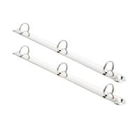 10 anillos de metal A4 para carpetas de hojas sueltas, mecanismos para cuadernos, cuadernos, lomos, encuadernadores de peine (11 pulgadas) para bricolaje, diario de viaje, álbum de fotos