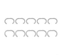 10 anillos de segmento de tubería corrugada solar, abrazaderas DN20 de acero inoxidable 304 para una conexión segura, cierres resistentes a la intemperie para sistemas de energía alternativos