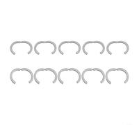 10 anillos de segmento de tubería corrugada solar de acero inoxidable 304 diseñados para tuberías DN20 que ofrecen un ajuste seguro y duradero