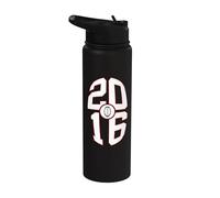 10 AÑOS 2016 FOOTBALL 10º NACIMIENTO Stainless Steel Insulated Water Bottle