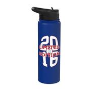 10 AÑOS DE EDICIÓN LIMITADA 2016 FOOTBALL 10 DE NACIMIENTO Stainless Steel Insulated Water Bottle