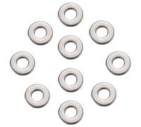 10 arandelas de cabeza de radio, de Cyclingcolours, para montar ruedas de bicicleta de 13 g, 14 g, refuerzo de acero