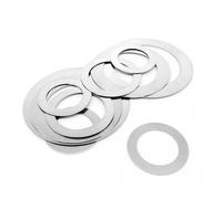 10 arandelas de guardabarros for tornillos, ancho de 0,1 mm, arandela plana ultrafina de acero inoxidable 304, cuña de junta de ajuste ultrafina M9 a M40(M28x40)