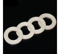 10 arandelas de PTFE DIN125 M3-M20 | Junta de arandela plana redonda de politetrafluoroetileno for sellado y aislamiento(M3)