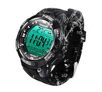 10 ATM Agua Resistente Digital Reloj Deportivo de Buceo con Funciones de Alarma y Cronómetro, Soporte Zona Horaria Dual, Temporizador de Cuenta Regresiva, Formato de 12/24 Horas