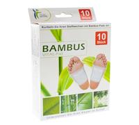10 Bambú Vital-Pads Apósito para el pie Detox, Parche energético purificar y limpiar en la tradicional viejo china Art y Moda -100% natural