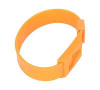 10 Bandas de Identificación de Ovejas con Cuello de Cabra, Material de PU para Distinguir el Estado de Salud y Distinguir Las Ovejas con Materiales Seguros (36cm Naranja)