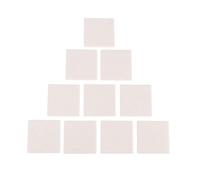 10 bandejas de base de fragmentos de coral para acuario de agua de mar SPS, placa de coral de loza blanca de 4 x 4 cm con diseño natural similar al coral, circulación de agua mejorada para un