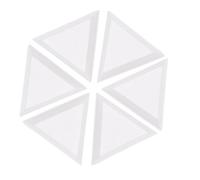 10 bandejas triangulares de diamantes de imitación de cristal para corte de uñas