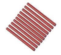 10 barras de pegamento caliente de colores de 7 mm con purpurina, adhesivo de reparación de manualidades de resina termoplástica para madera, plástico, papel, electrónica, rojo, verde, 8-10 segundos