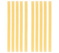 10 barras de pegamento caliente de tamaño mini, barras de pegamento adhesivo termofusible de 11 x 200 mm para todas las pistolas temporal, multiusos para manualidades (Yellow)
