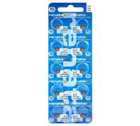 10 Baterías Renata 317 SR516SW Plateadas 1.55V SR62 Reloj Suizo Hecho Exp 2027