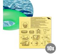 10 Bestway Set Resistente Al Agua Aufblas Piscinas Piscina Colchón de Aire