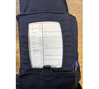 10 blocs para pantalones de rescate con esquema ABCDE - Bloques compactos en formato A6 | transparente estructurado para una documentación rápida | Paquete de 10 blocs (tipo A inglés)