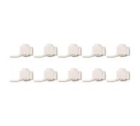 10 bloques de terminales de barra colectora para caja de distribución de disyuntor | 25 mm² conector de cable eléctrico | Corriente nominal de 63 A | Solución de cableado organizada para panel
