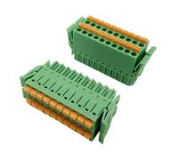 10 bloques de terminales enchufables for PCB KF2EDGKNHG 3.81, 2 pines a 12 pines, 15 EDGKNHG, 3.81 mm, 4 pines a 24 pines(2EDGKNHG-3.81-2x9P)