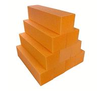 10 bloques pulidores de uñas para uñas naturales, pulidores de uñas de grano medio y fino 100/150 para uñas de gel, juego de limas de pulido de uñas de uñas, pulidor de manicura profesional a granel