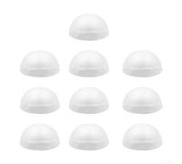 10 bolas de espuma blanca de 2 a 7 cm, esferas de poliestireno para proyectos de manualidades, decoración de boda, adornos de Navidad y modelos educativos (6 cm)