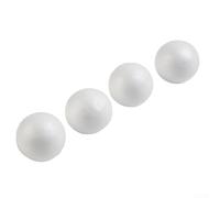 10 bolas de espuma de poliestireno blanco para manualidades, esferas redondas de 50 a 100 mm, formas de modelado sólidas para manualidades, bodas, decoraciones de árbol de Navidad y proyectos