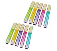 10 bolígrafos azules de papel de notas pequeñas para oficina