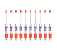 10 bolígrafos de 4 colores en 1 con cuentas multicolores, punta de 1, 0 mm, para escribir para estudiantes, profesores, notas, entusiastas del arte