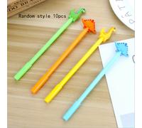 10 bolígrafos de gel de dinosaurios, diseño de dibujos animados , escritura , moda creativa, adorables, plástico premium , para de negocios y oficina, material escolar, , estilo de color aleatorio