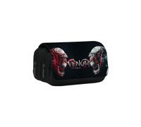 (10)Bolsa de almacenamiento de papelería doble capa para estudiantes con estampado de personajes Venom
